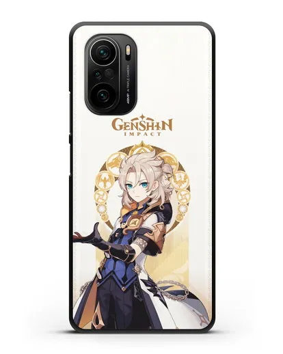 Чехол Genshin Impact (Геншин Импакт) - Альбедо силиконовый для Xiaomi Poco F3 Pro