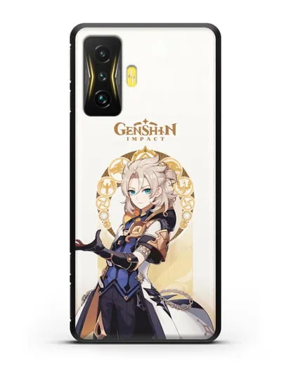 Чехол Genshin Impact (Геншин Импакт) - Альбедо силиконовый для Xiaomi Poco F4 GT