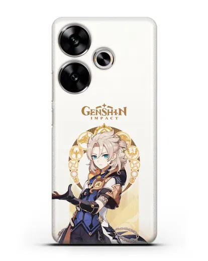 Чехол Genshin Impact (Геншин Импакт) - Альбедо силиконовый для Xiaomi Poco F6