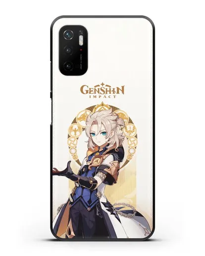 Чехол Genshin Impact (Геншин Импакт) - Альбедо силиконовый для Xiaomi Poco M3 Pro