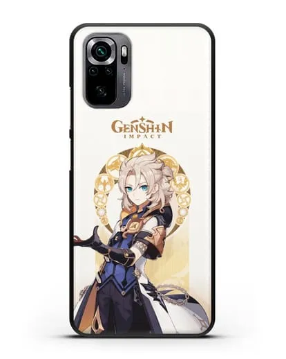 Чехол Genshin Impact (Геншин Импакт) - Альбедо силиконовый для Xiaomi Poco M5s