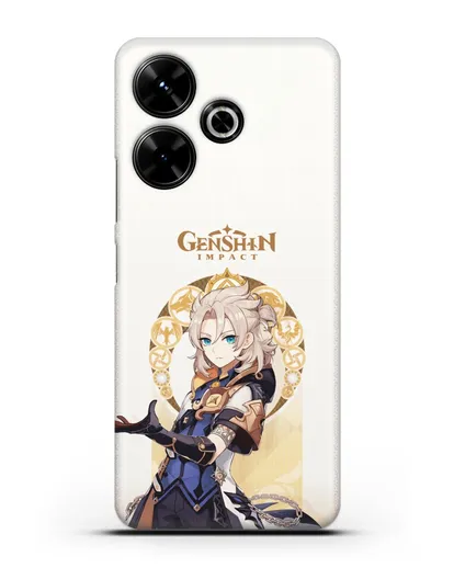 Чехол Genshin Impact (Геншин Импакт) - Альбедо силиконовый для Xiaomi Poco M6