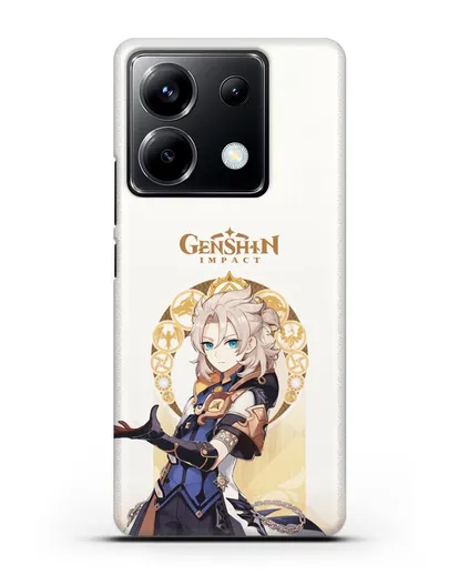 Чехол Genshin Impact (Геншин Импакт) - Альбедо силиконовый для Xiaomi Poco X6