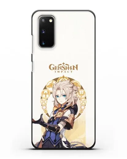 Чехол Genshin Impact (Геншин Импакт) - Альбедо силиконовый для Samsung Galaxy S20 [SM-G980F]