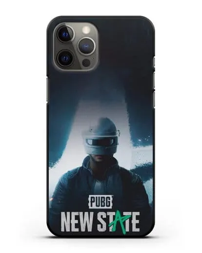 Чехол PUBG New State силиконовый для iPhone 12 Pro Max