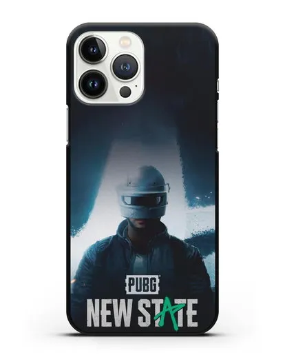 Чехол PUBG New State силиконовый для iPhone 13 Pro Max