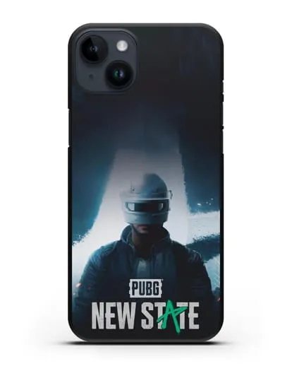 Чехол PUBG New State силиконовый для iPhone 14 Plus