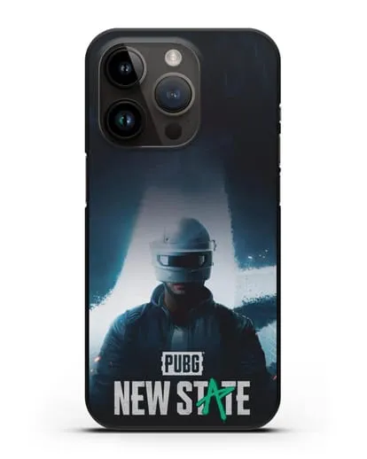 Чехол PUBG New State силиконовый для iPhone 14 Pro