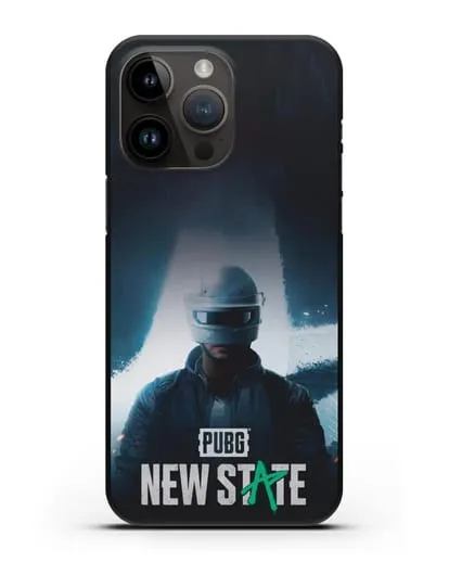 Чехол PUBG New State силиконовый для iPhone 14 Pro Max