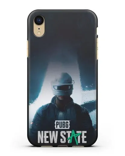Чехол PUBG New State силиконовый для iPhone XR