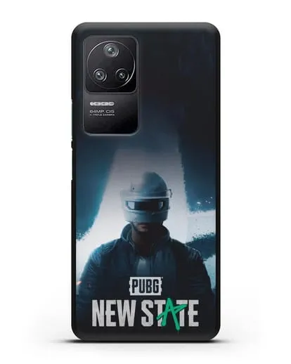 Чехол PUBG New State силиконовый для Xiaomi Poco F4