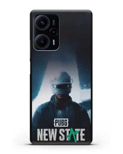 Чехол PUBG New State силиконовый для Xiaomi Poco F5