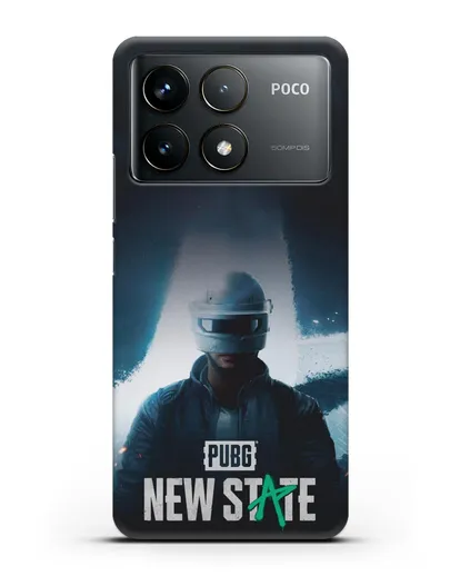 Чехол PUBG New State силиконовый для Xiaomi Poco F6 Pro
