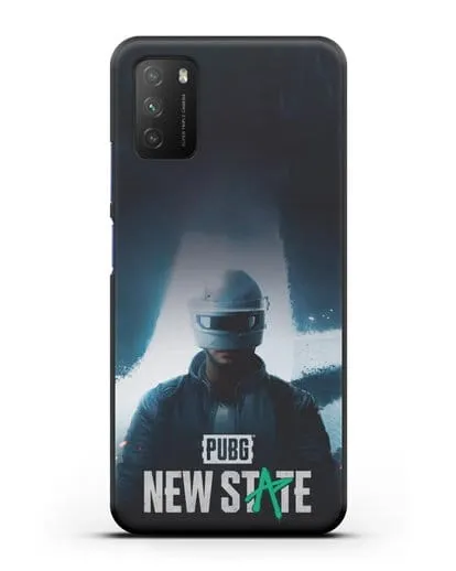 Чехол PUBG New State силиконовый для Xiaomi Poco M3