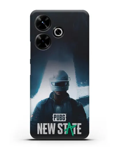 Чехол PUBG New State силиконовый для Xiaomi Poco M6