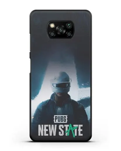 Чехол PUBG New State силиконовый для Xiaomi Poco X3