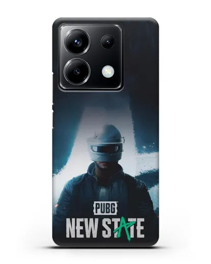 Чехол PUBG New State силиконовый для Xiaomi Poco X6