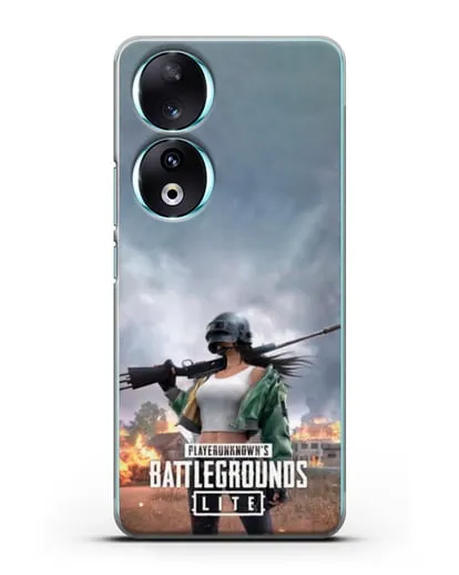 Чехол PUBG Lite силиконовый для Honor 90