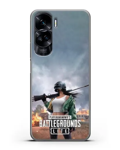 Чехол PUBG Lite силиконовый для Honor 90 Lite