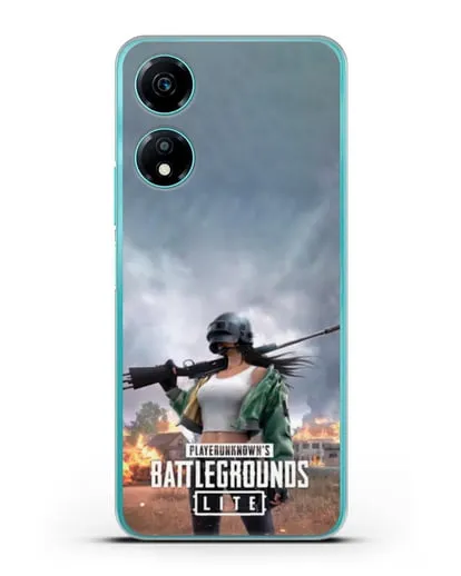 Чехол PUBG Lite силиконовый для Honor X5 Plus