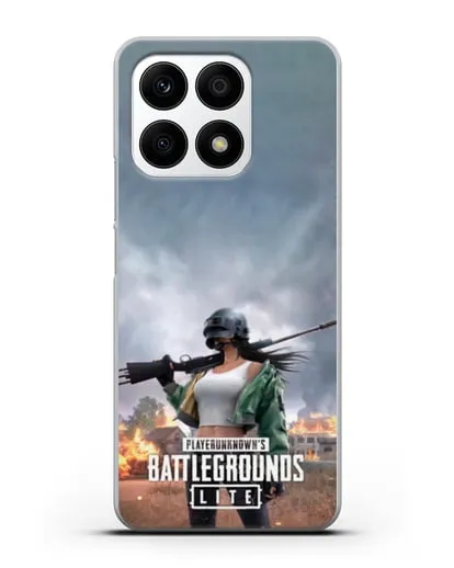 Чехол PUBG Lite силиконовый для Honor X8a