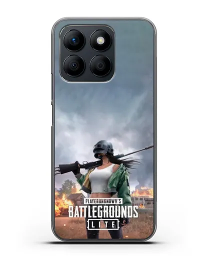 Чехол PUBG Lite силиконовый для Honor X8b