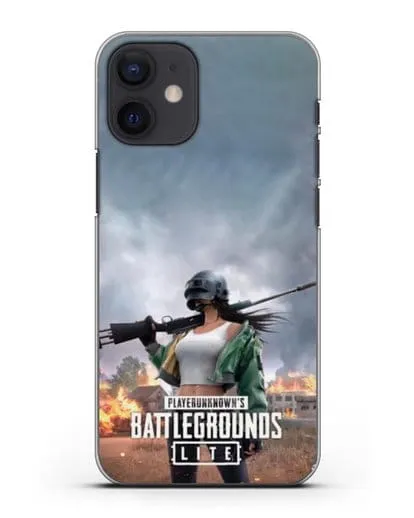 Чехол PUBG Lite силиконовый для iPhone 12 mini