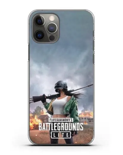 Чехол PUBG Lite силиконовый для iPhone 12 Pro