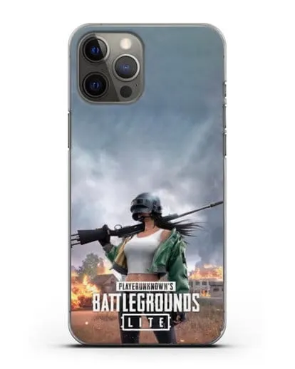 Чехол PUBG Lite силиконовый для iPhone 12 Pro Max