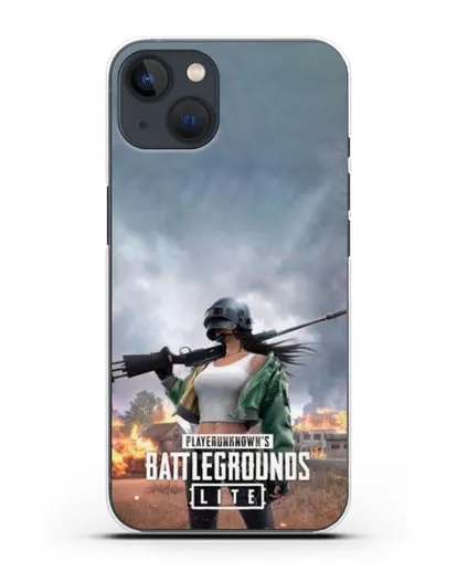 Чехол PUBG Lite силиконовый для iPhone 13