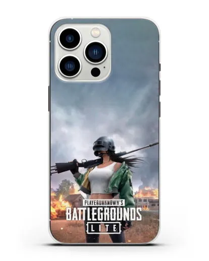 Чехол PUBG Lite силиконовый для iPhone 13 Pro