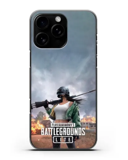 Чехол PUBG Lite силиконовый для iPhone 16 Pro Max