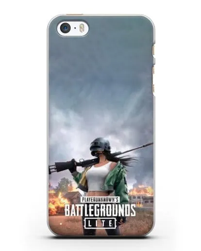 Чехол PUBG Lite силиконовый для iPhone 5/5s/SE