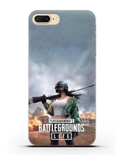Чехол PUBG Lite силиконовый для iPhone 8 Plus