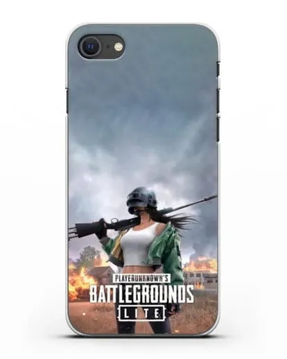 Чехол PUBG Lite силиконовый для iPhone SE 2020