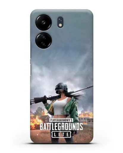 Чехол PUBG Lite силиконовый для Xiaomi Poco C65