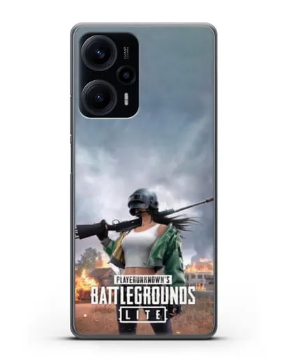 Чехол PUBG Lite силиконовый для Xiaomi Poco F5
