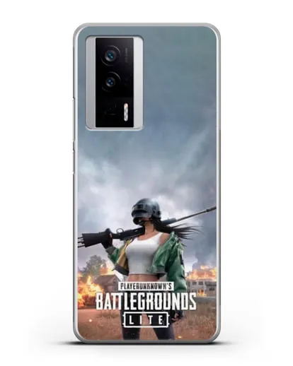 Чехол PUBG Lite силиконовый для Xiaomi Poco F5 Pro