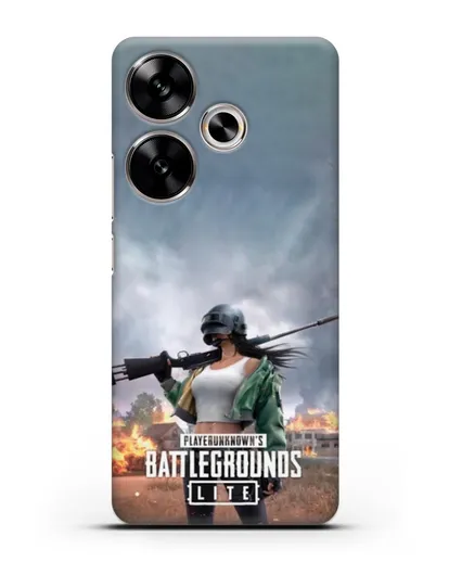 Чехол PUBG Lite силиконовый для Xiaomi Poco F6