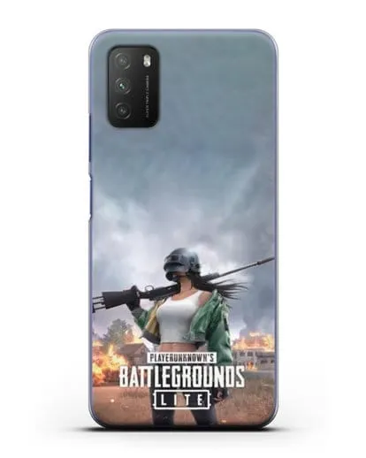 Чехол PUBG Lite силиконовый для Xiaomi Poco M3