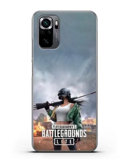 Чехол PUBG Lite силиконовый для Xiaomi Poco M5s