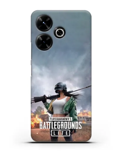Чехол PUBG Lite силиконовый для Xiaomi Poco M6