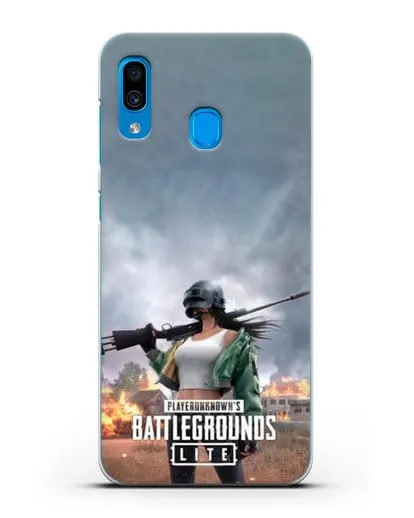 Чехол PUBG Lite силиконовый для Samsung Galaxy A30 [SM-A305FN]