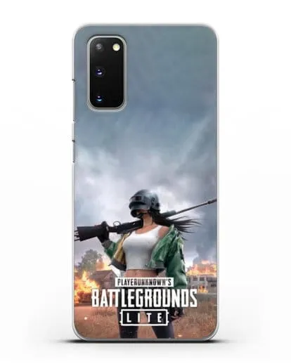 Чехол PUBG Lite силиконовый для Samsung Galaxy S20 [SM-G980F]