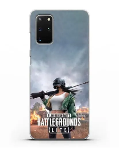 Чехол PUBG Lite силиконовый для Samsung Galaxy S20 Plus [SM-G985F]
