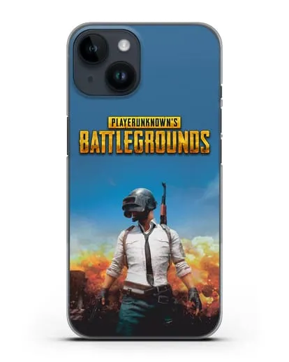 Чехол PUBG Classic силиконовый для iPhone 14