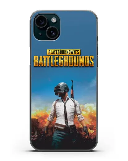 Чехол PUBG Classic силиконовый для iPhone 15 Plus