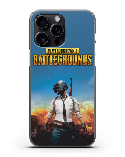 Чехол PUBG Classic силиконовый для iPhone 15 Pro Max