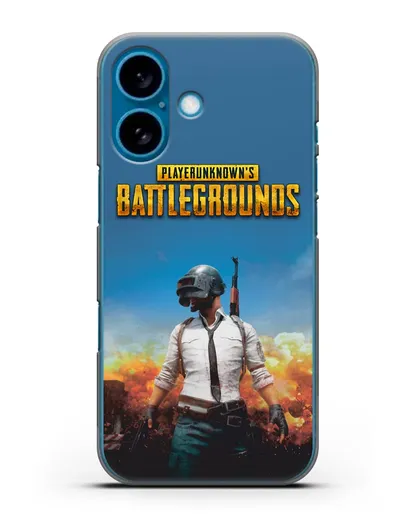 Чехол PUBG Classic силиконовый для iPhone 16