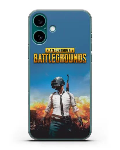 Чехол PUBG Classic силиконовый для iPhone 16 Plus